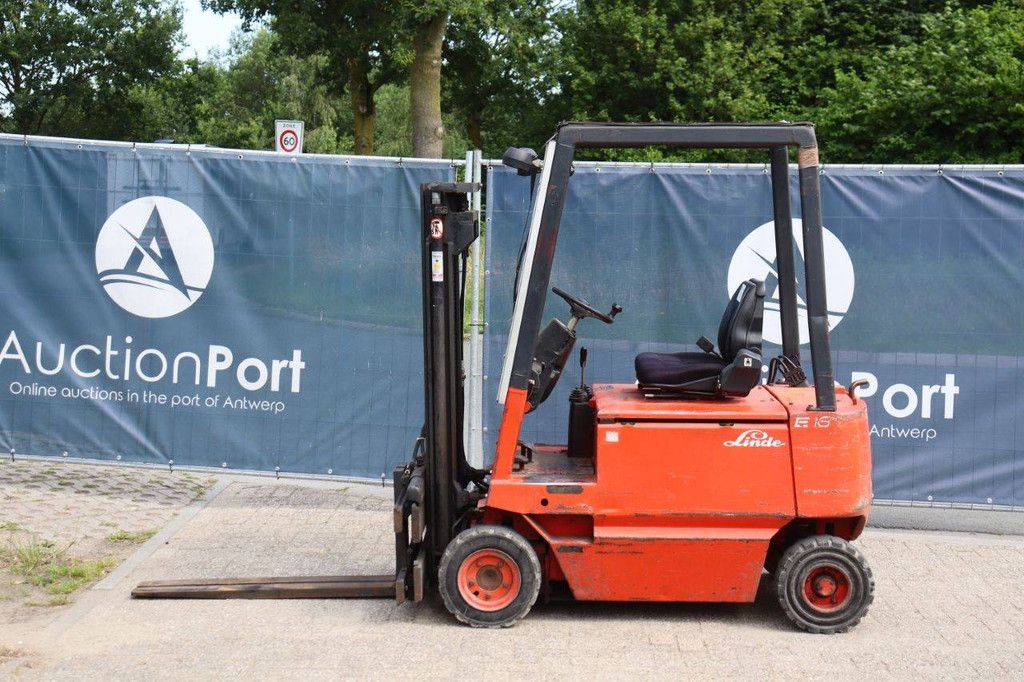 Linde E16P Elektrogabelstapler 1600 kg 1988