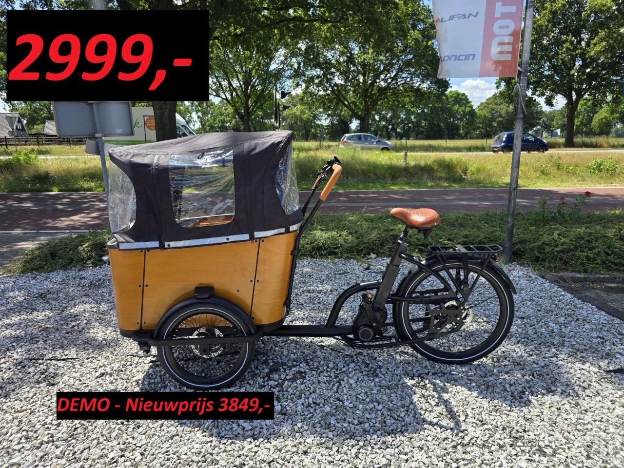 Bakfiets elektrische bakfiets cargobike hondenbakfiets ebike