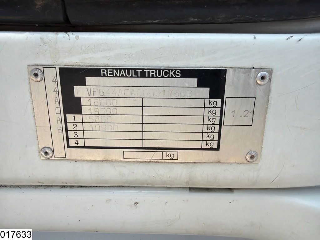 Renault Midlum 210 10300 liter, 3 Comp, Handgeschakeld