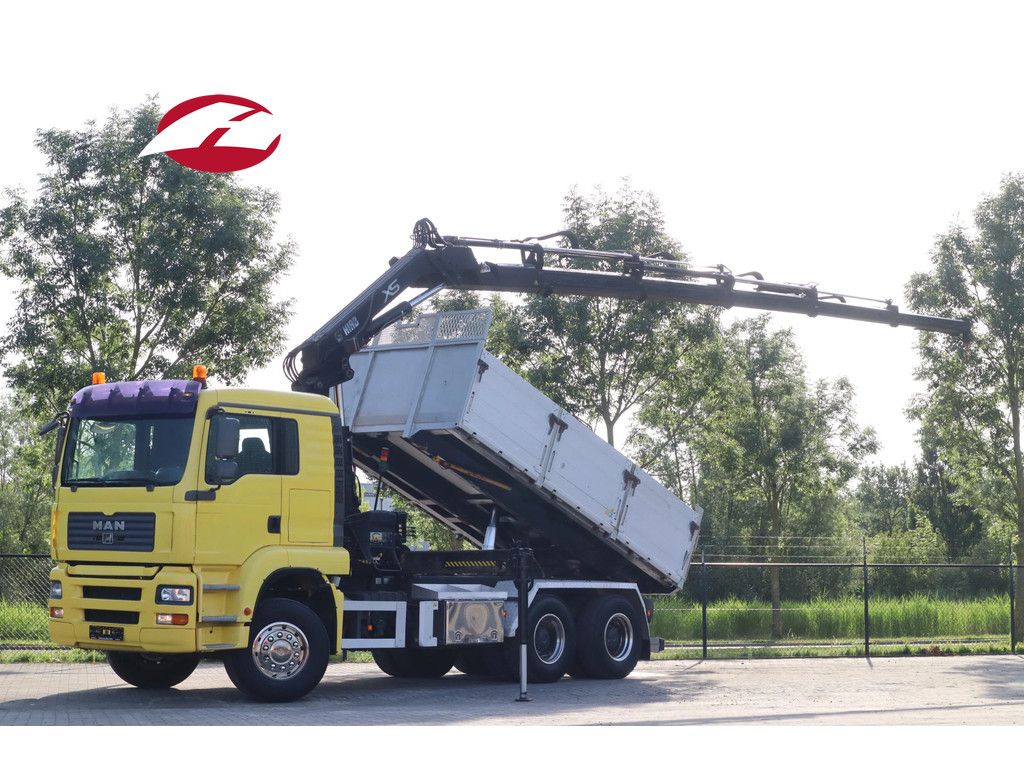 MAN TGA 33.480 | 6X4 | HIAB 166E-5 | KIPPER | HUB REDUCTION | EURO 3