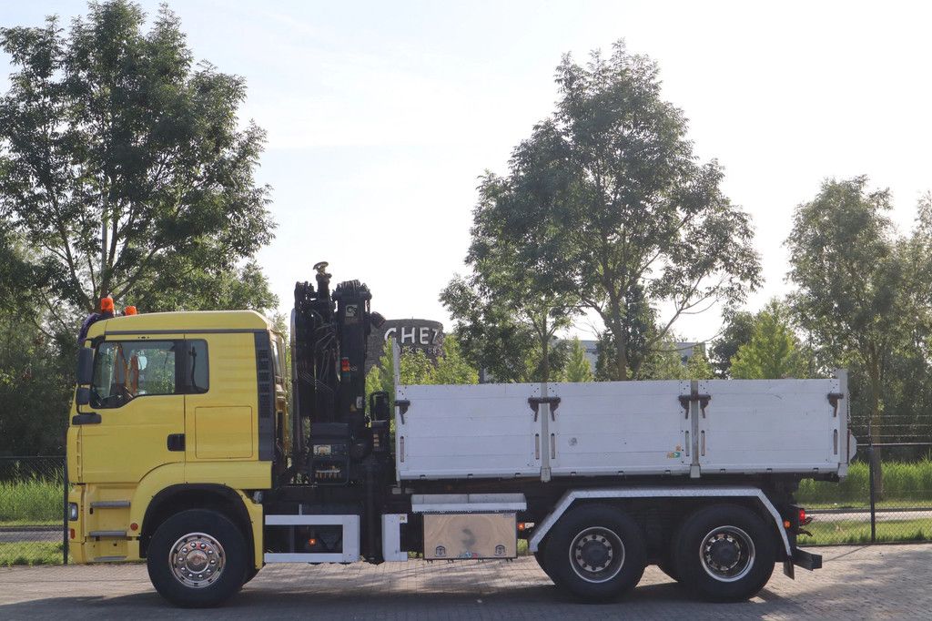 MAN TGA 33.480 | 6X4 | HIAB 166E-5 | KIPPER | HUB REDUCTION | EURO 3