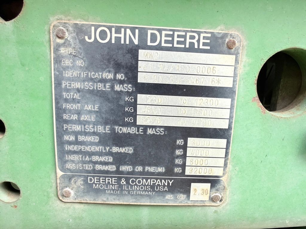 John Deere 7530 Premium Isobus Auto power GPS 7530 Premium Isobus Auto power GPS