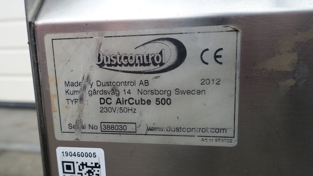 Dustcontrol Aircube 500 luchtreiniger