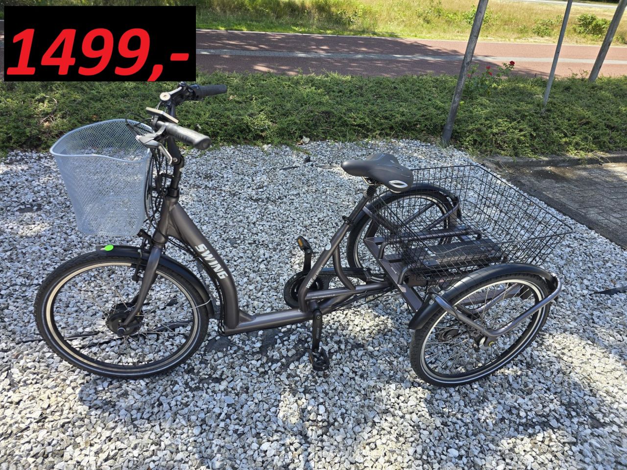 Elektrische driewielers van raam pfautec ebike senioren fiets