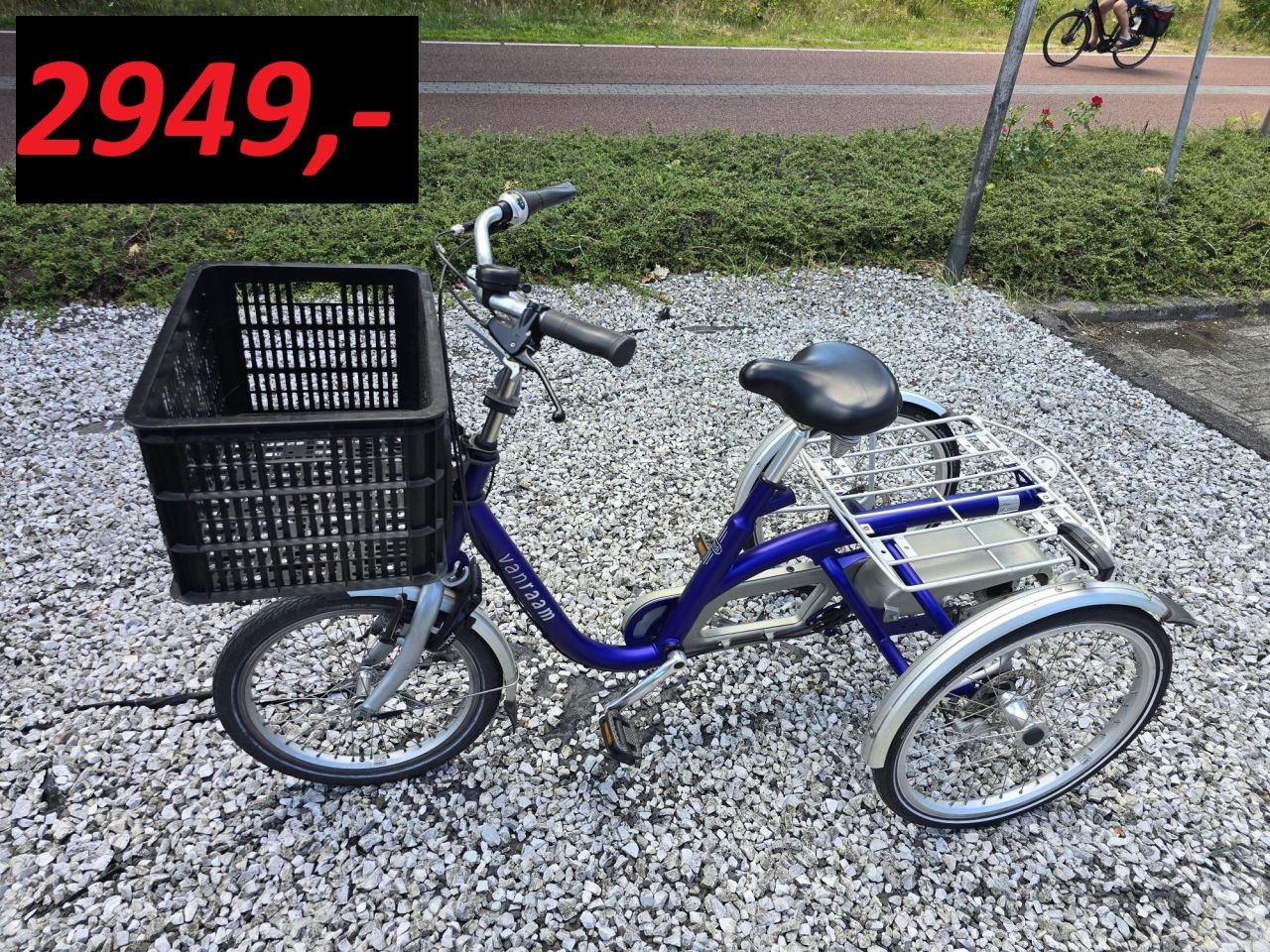 Elektrische driewielers van raam pfautec ebike senioren fiets
