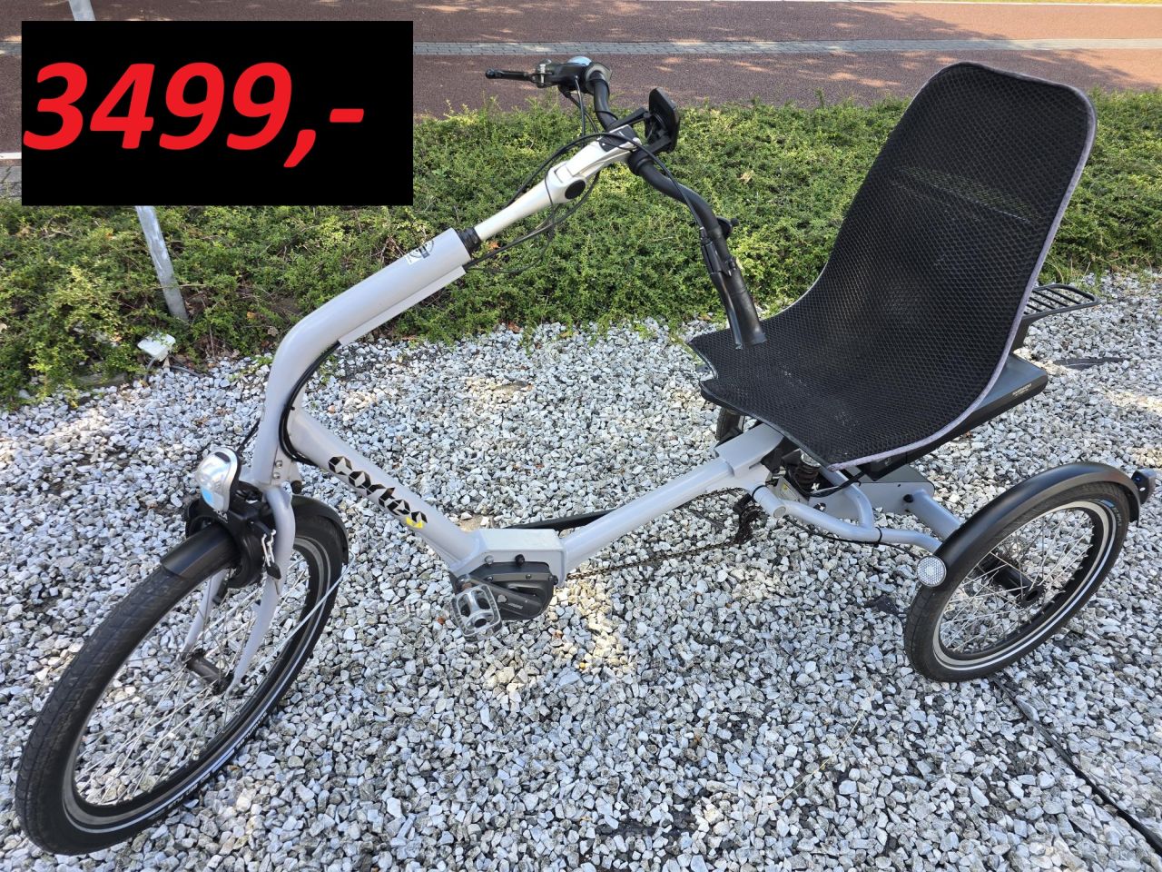 Elektrische driewielers van raam pfautec ebike senioren fiets