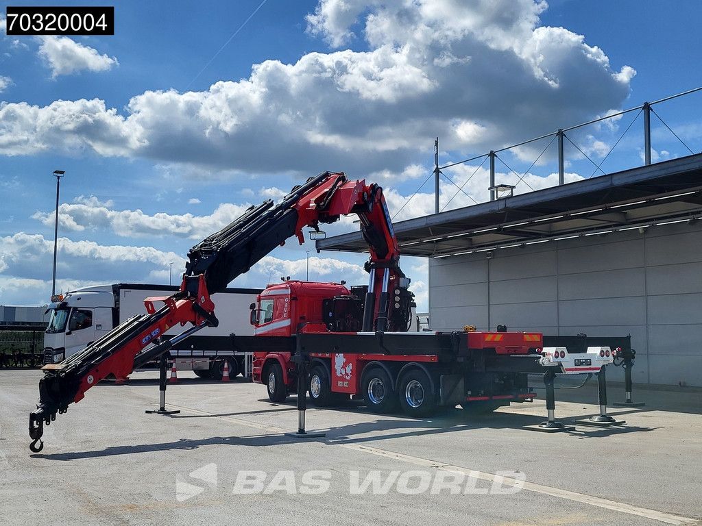 Scania G490 8X4 EFFER 1750/8S + JIB 6S Crane Kran Winch Big-Axle Automatic Euro 6