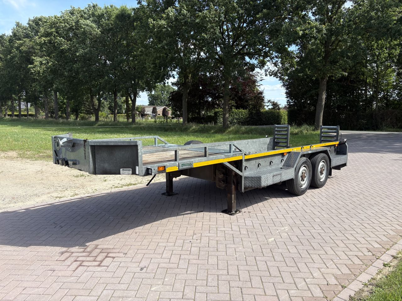 Be oplegger kuipdieplader 8 TON Veldhuizen