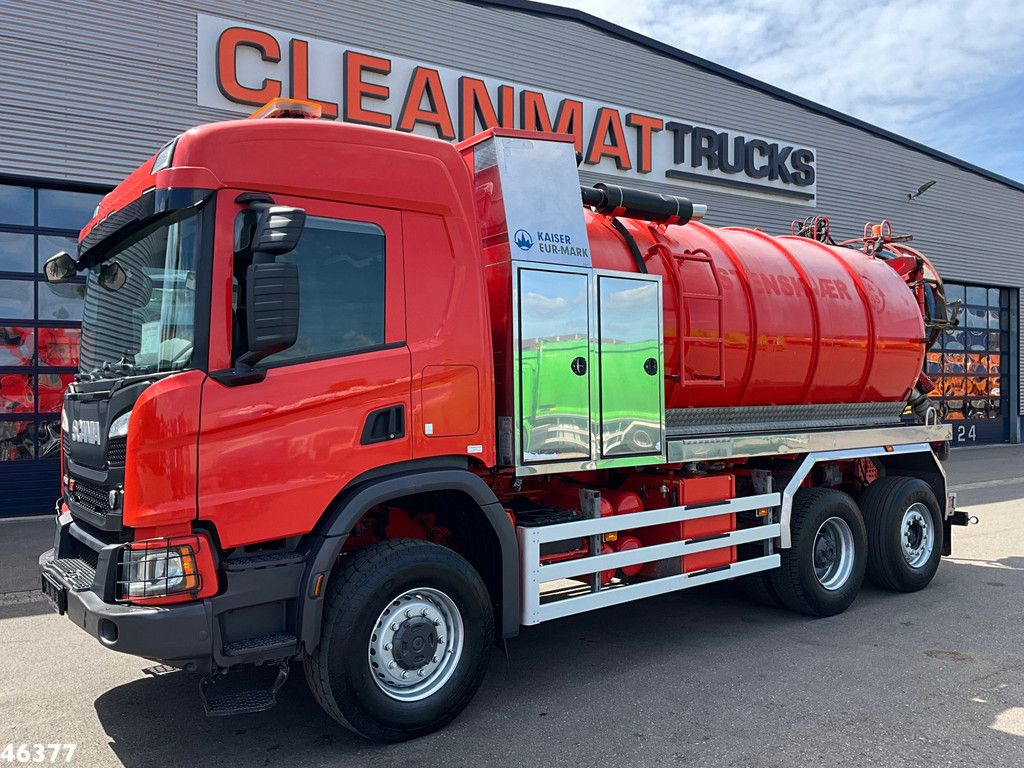 Scania P 450 XT 6x4 Euro 6 Kaiser 15m³ Vacuum/Saug
