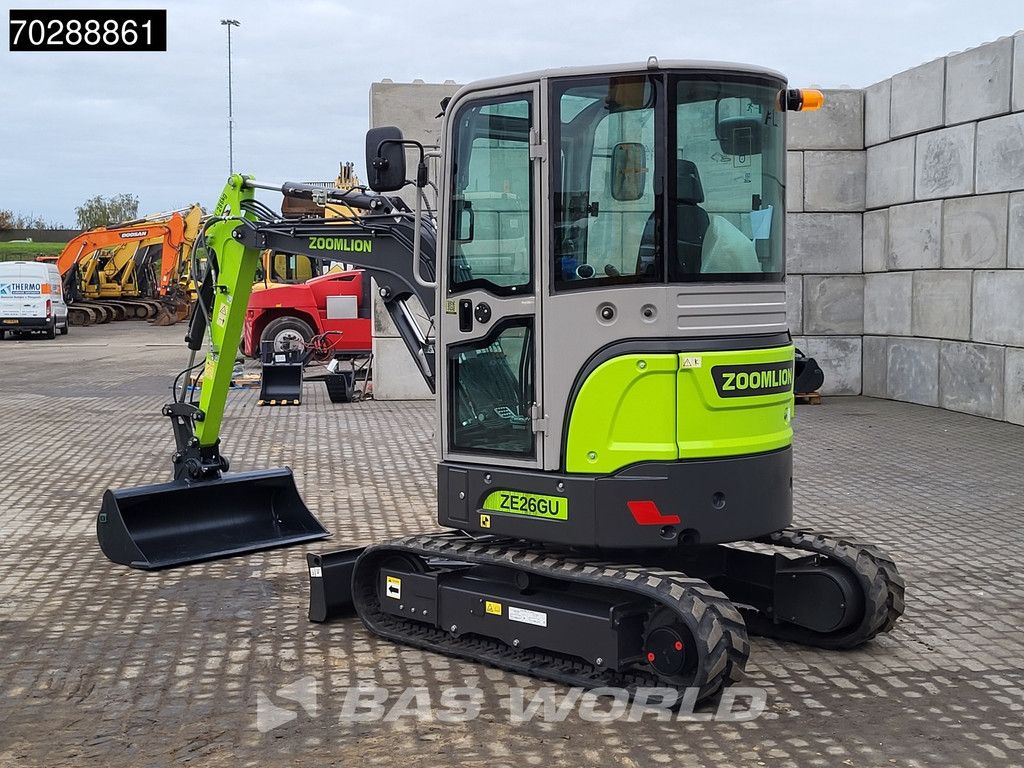 Zoomlion ZE26 GU FACTORY WARRANTY – CE CERTIFIED - KUBOTA