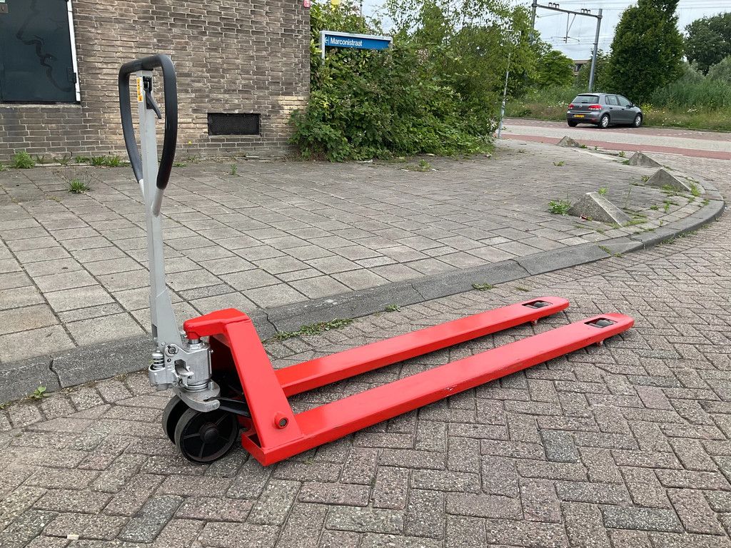 SCHEFFER HANDPALLETWAGEN 2000KG 2METER LANGE LEPELS PALLETWAGEN / HEFTRUCK