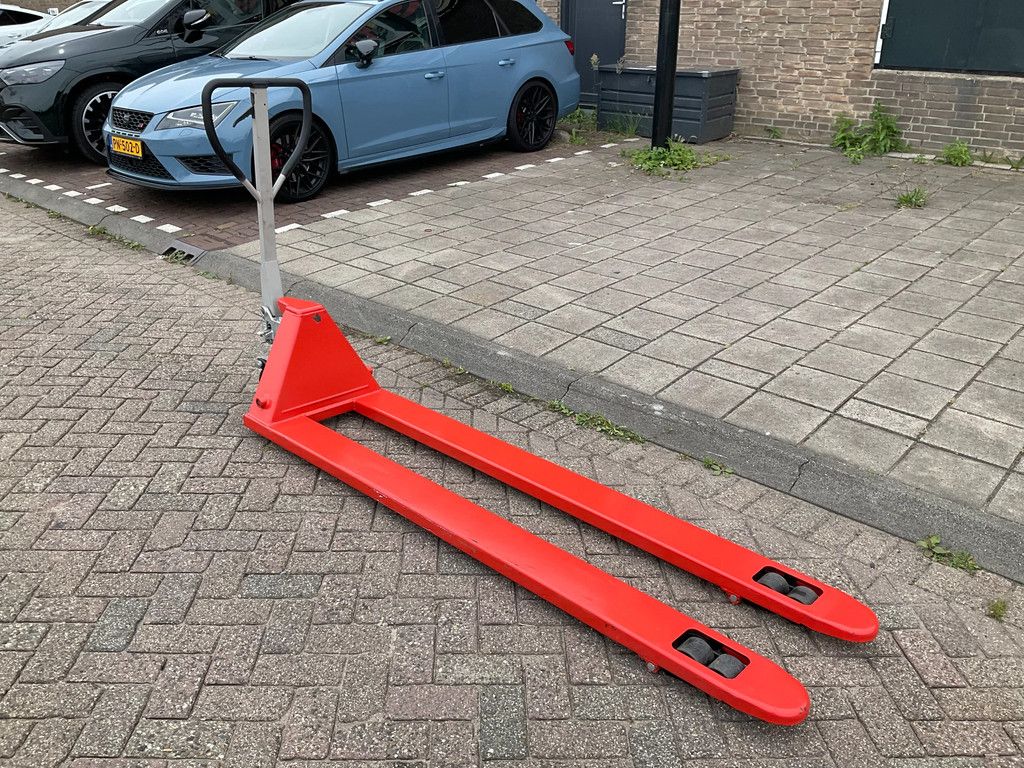 SCHEFFER HANDPALLETWAGEN 2000KG 2METER LANGE LEPELS PALLETWAGEN / HEFTRUCK