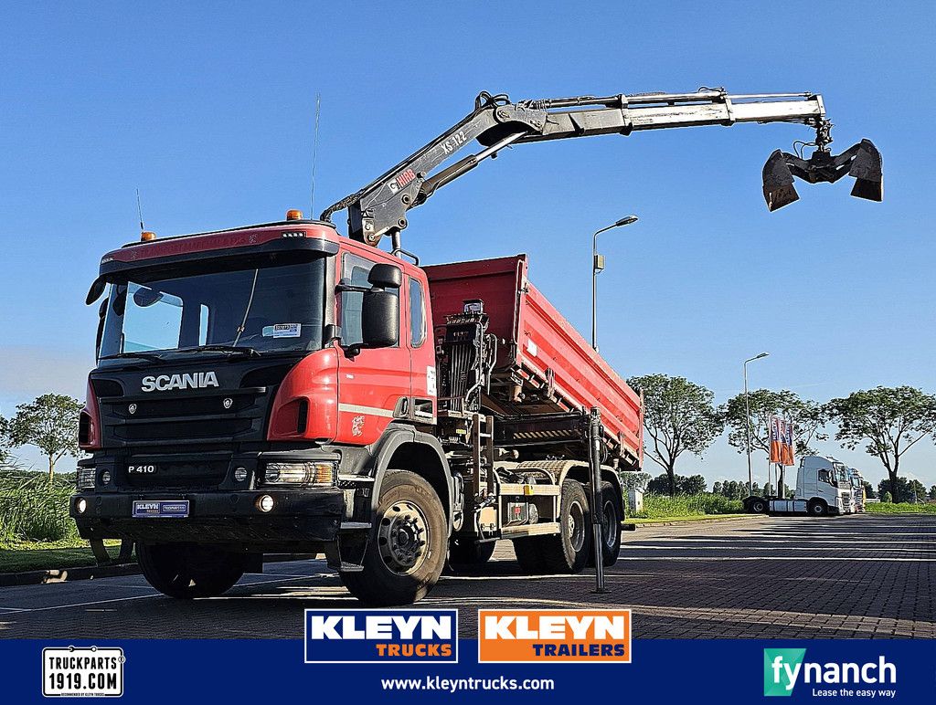 SCANIA P410 hiab xs122