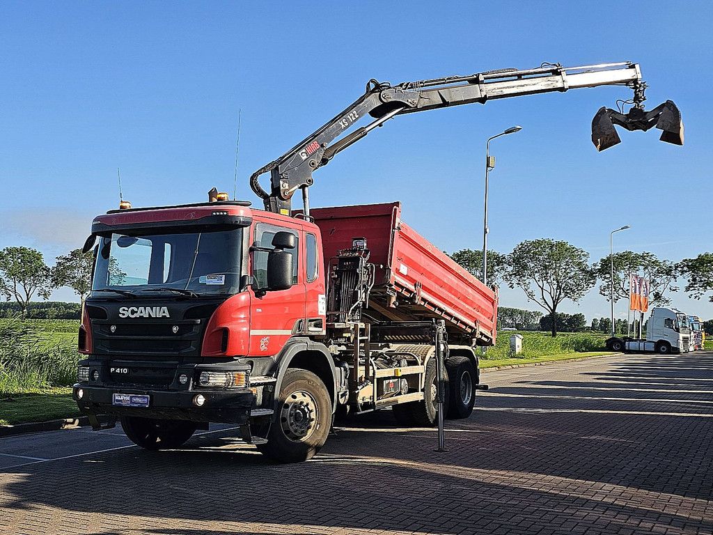 SCANIA P410 hiab xs122