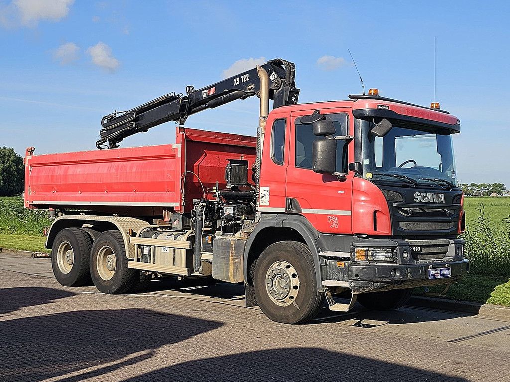 SCANIA P410 hiab xs122