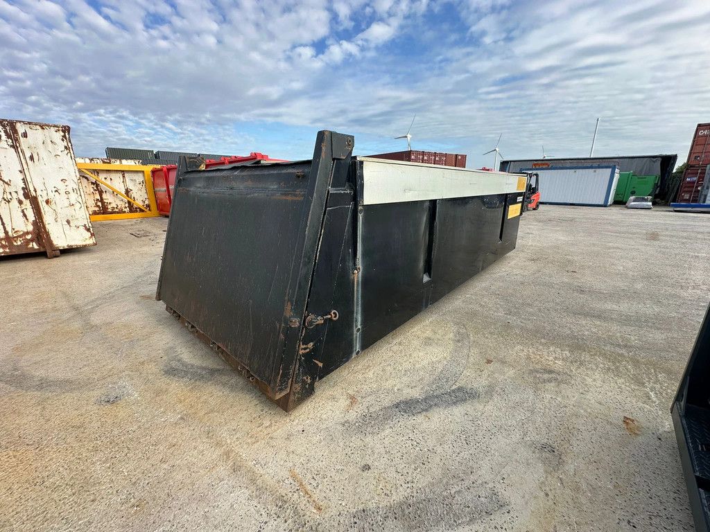 Sidalco Hydraulische kiepcontainer met aluminium kleppen