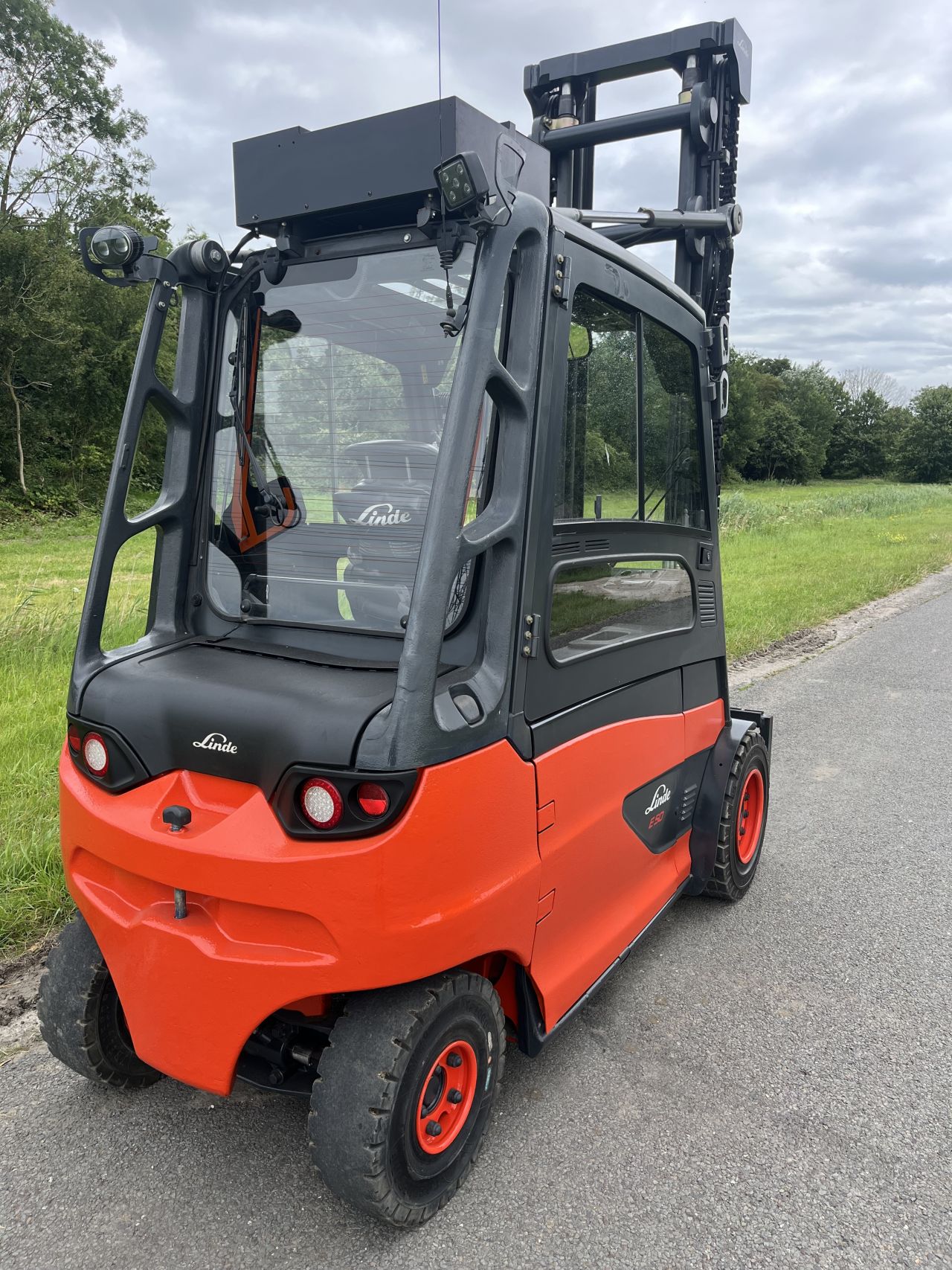 Linde E50 elektrische heftruck 2017 sideshift 4 functies