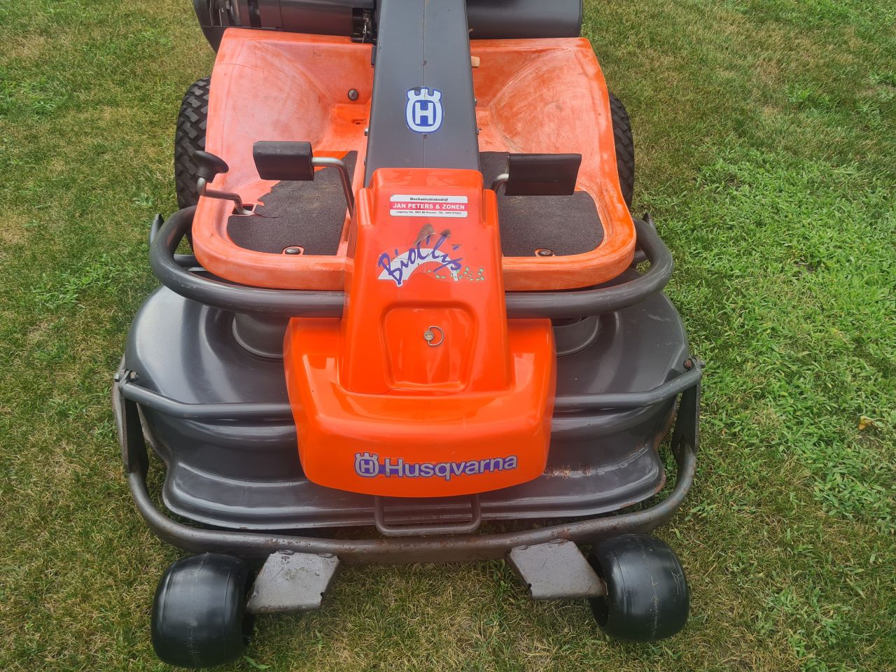 Husqvarna Rider 13 hydrostaat frontmaaier mulch maaier.