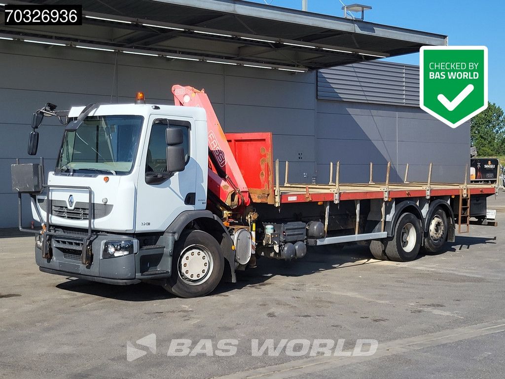Renault Premium Premium 320 6X2 Fassi F95A.22 Manual Gearbox Lift Axle