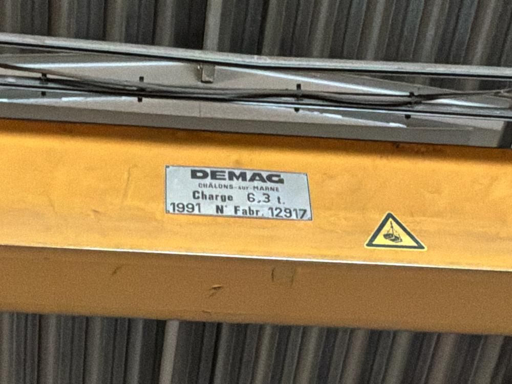 Demag ZKKE 6.3T x 15093 mm cc Hall Crane (Hall 2)