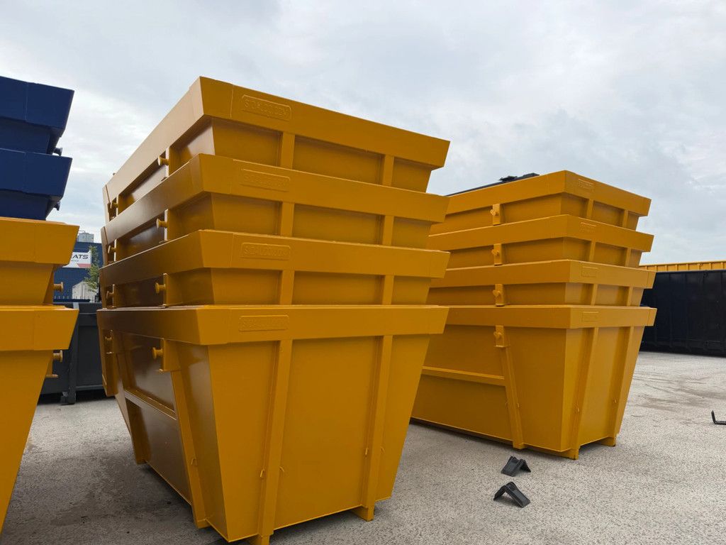 Sidalco 9m3 portaalarmcontainer geel