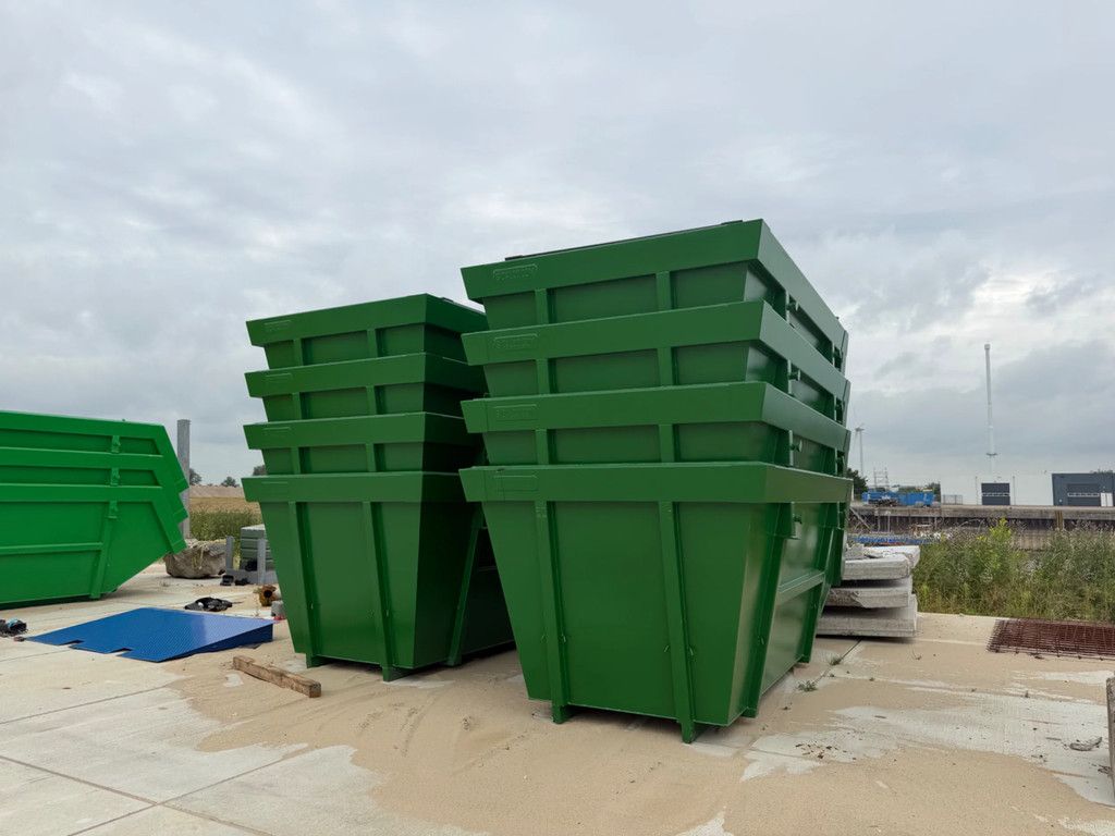 Sidalco 9m3 portaalarm containers groen