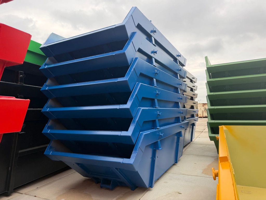 Sidalco 6m3 portaalarm container blauw