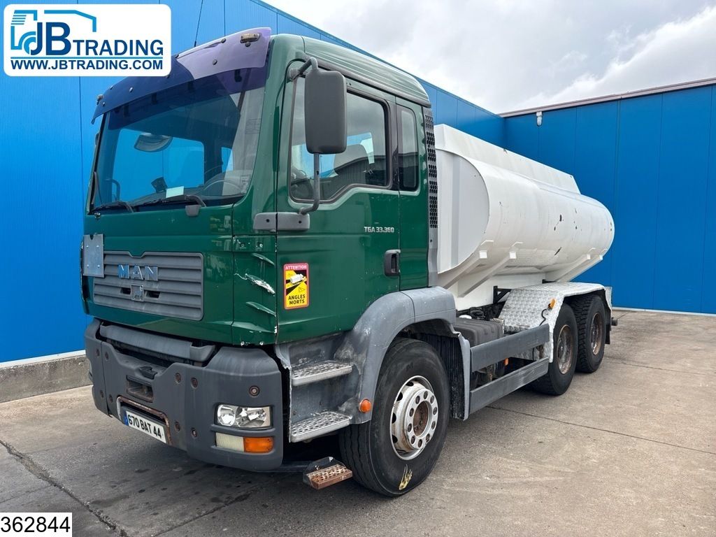 MAN TGA 33 360 6x4, 12.000L, Manual, Steel suspension