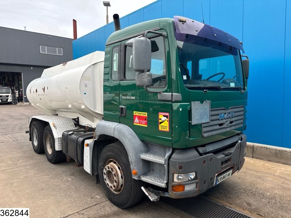 MAN TGA 33 360 6x4, 12.000L, Manual, Steel suspension