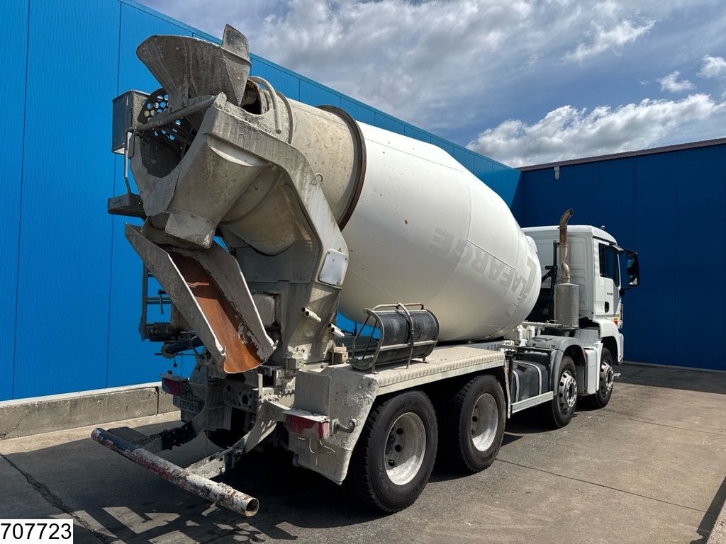 MAN TGS 32 400 8x4, EURO 6, Stetter 9m3, Steel suspension