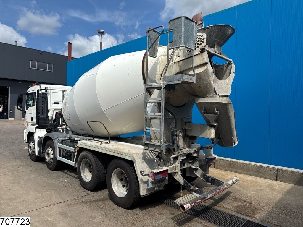 MAN TGS 32 400 8x4, EURO 6, Stetter 9m3, Steel suspension