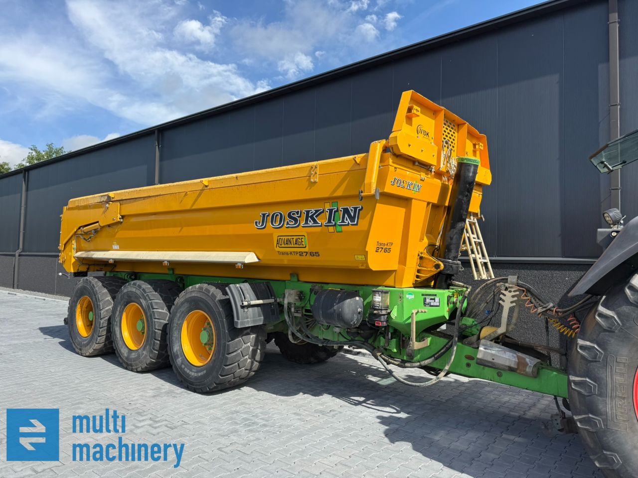 Joskin Advantage Trans-KTP 27/65 3-asser Kipper, gronddumper