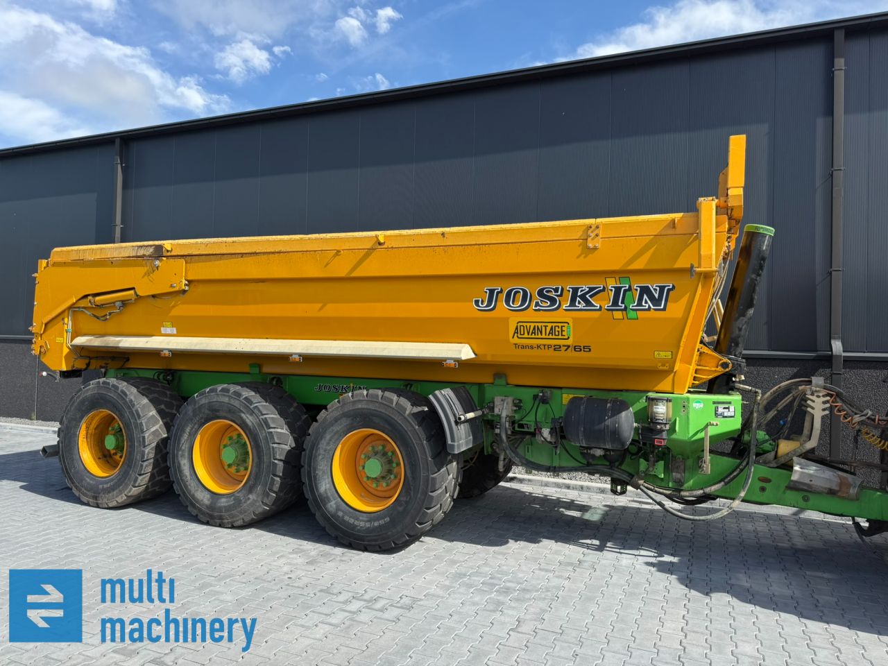 Joskin Advantage Trans-KTP 27/65 3-asser Kipper, gronddumper