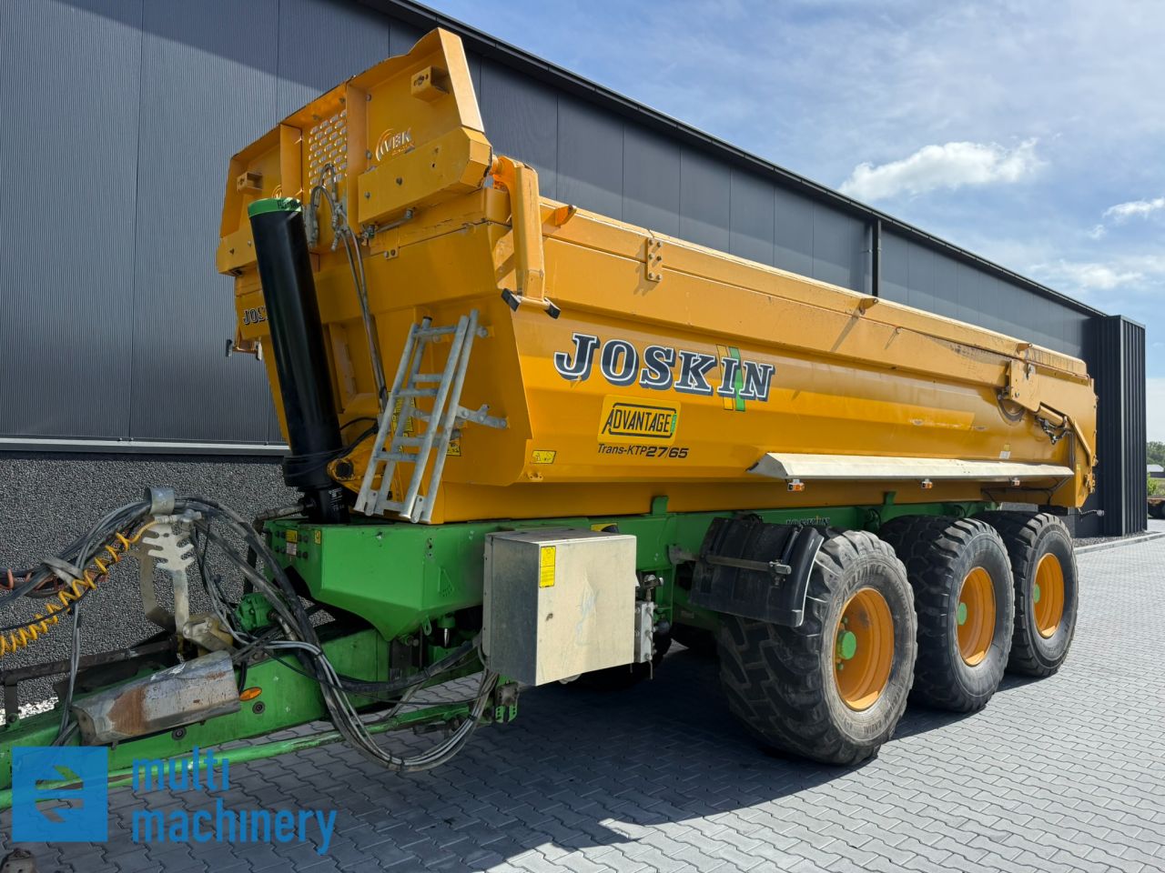 Joskin Advantage Trans-KTP 27/65 3-asser Kipper, gronddumper