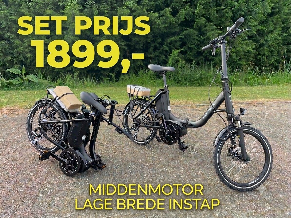 DEVRON elektrische vouwfiets dames heren DEMO model op=op!