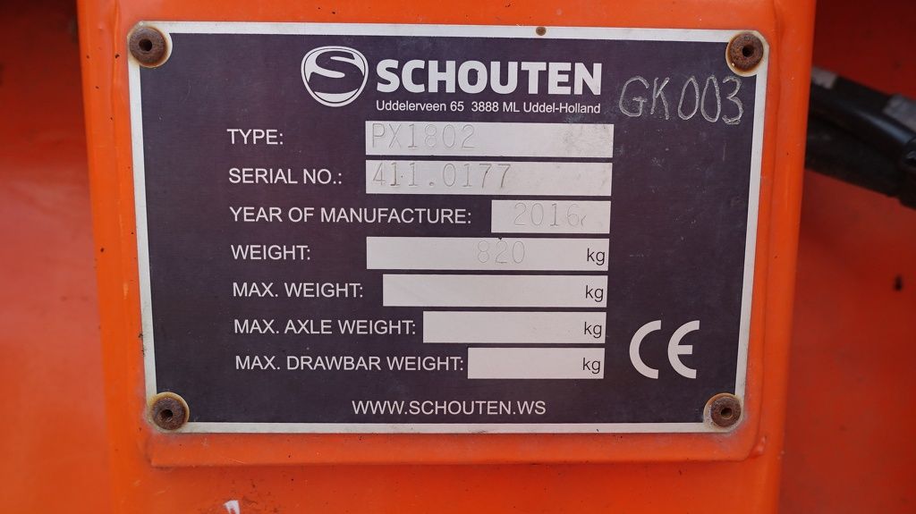 Schouten Phoenix PX1802 Blad/grasveger