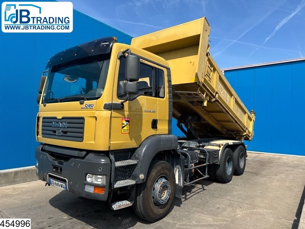 MAN TGA 26 350 6x4, Steel suspension, Manual, Hub reduction