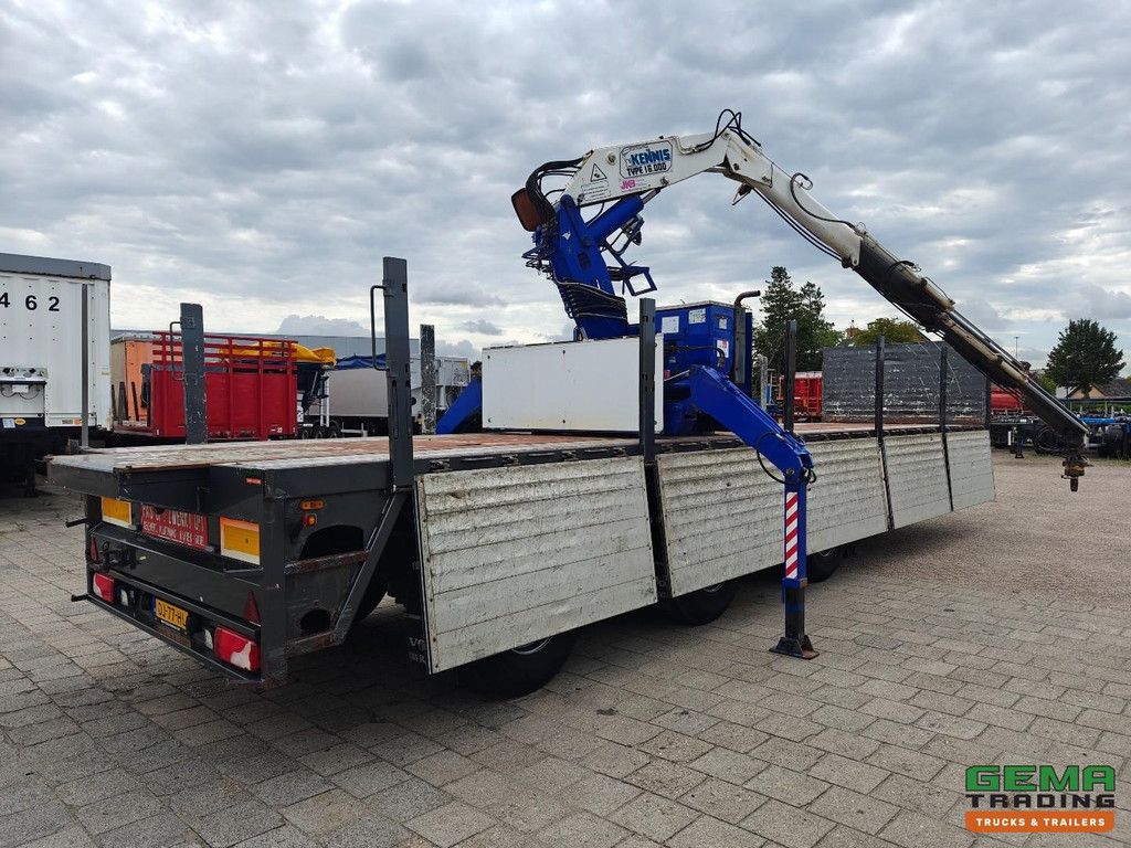 Kennis TPD.348.C-B 11.5m Open Loading Bed Aluminium Sideboards + Kennis R16000- Steering Axles - BPW Disc Axles