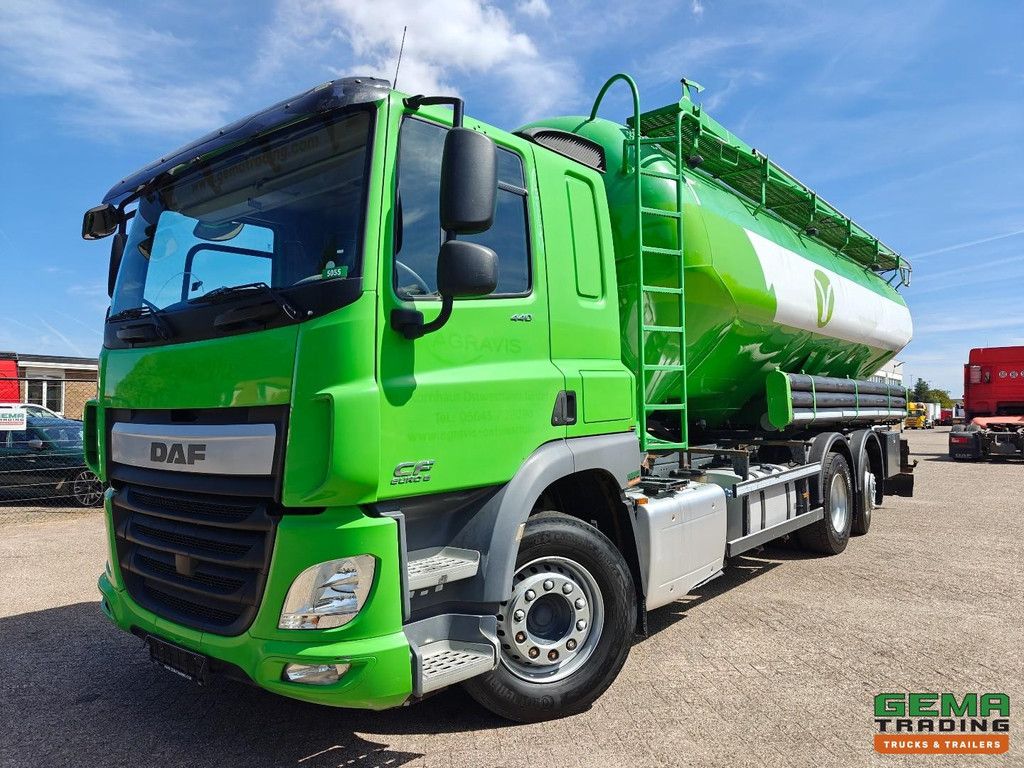 DAF CF 440 FAN 6x2/4 SpaceCab Euro6 - Heitling Futtersilo 31.000L - 5 Kammern - Gardner Denver Kompressor