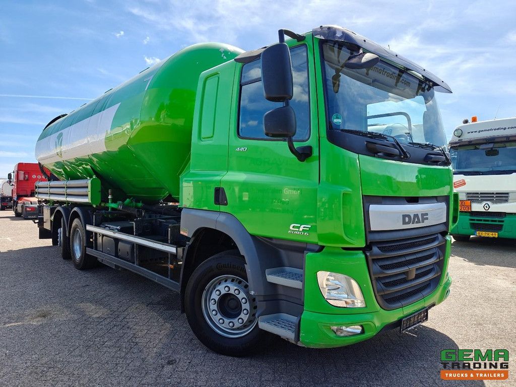 DAF CF 440 FAN 6x2/4 SpaceCab Euro6 - Heitling Futtersilo 31.000L - 5 Kammern - Gardner Denver Kompressor