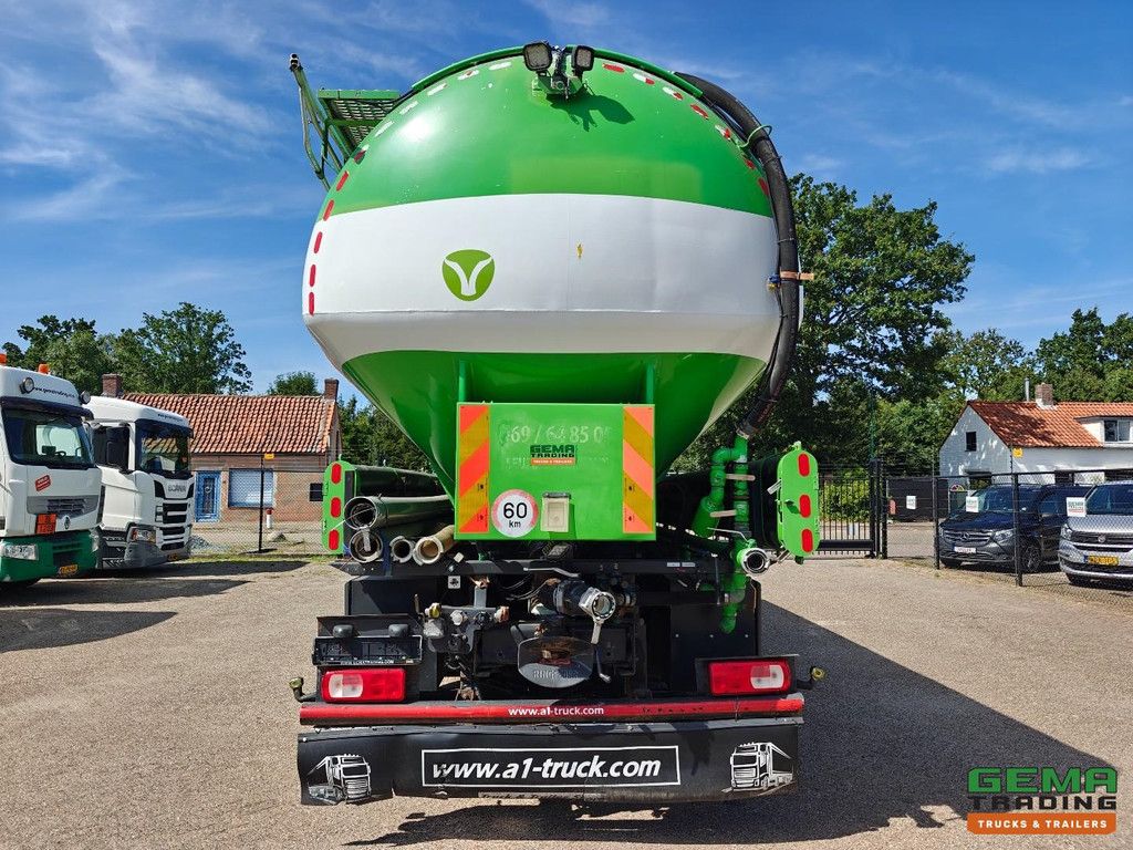 DAF CF 440 FAN 6x2/4 SpaceCab Euro6 - Heitling Futtersilo 31.000L - 5 Kammern - Gardner Denver Kompressor