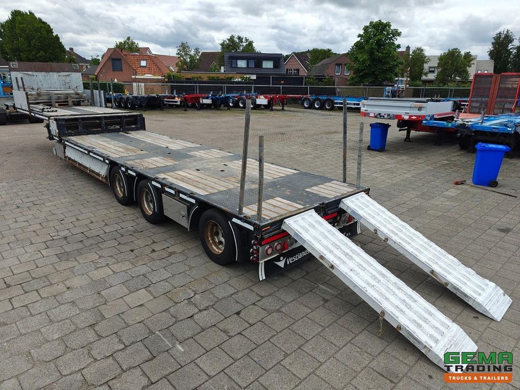 HRD STTB3N Tieflader – Aluminium-Seitenwände – Rungen – Nachlaufachse – Liftachse – Rampen – ausziehbar – SAF-Achsen – Trommelbremse