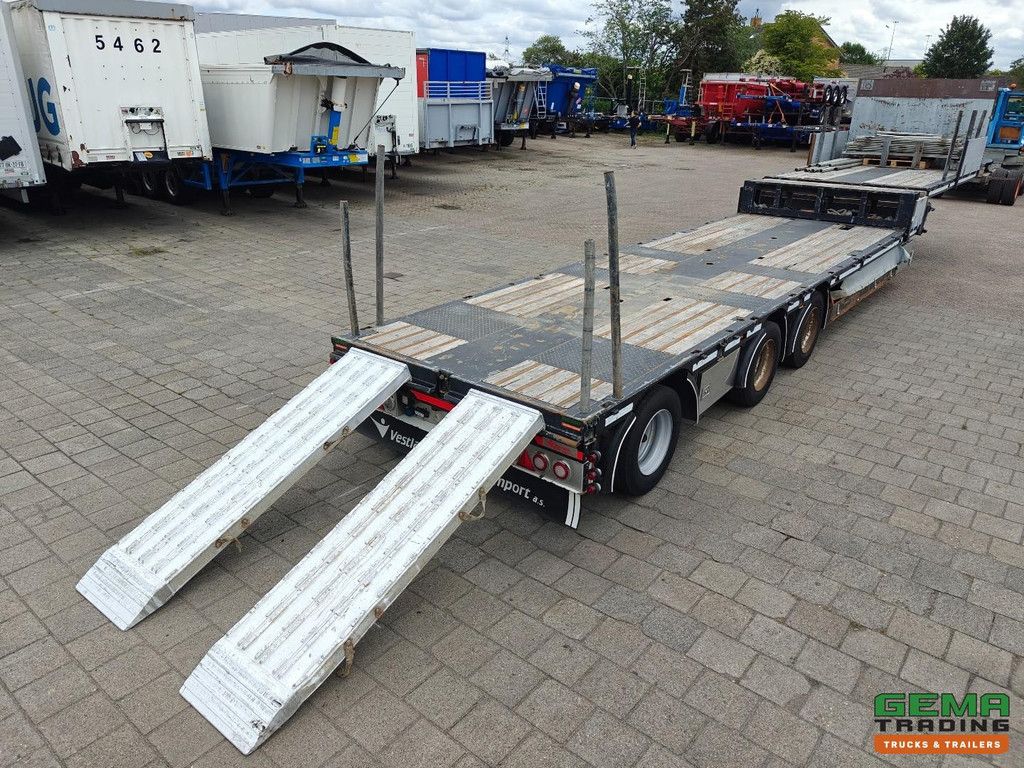HRD STTB3N Tieflader – Aluminium-Seitenwände – Rungen – Nachlaufachse – Liftachse – Rampen – ausziehbar – SAF-Achsen – Trommelbremse