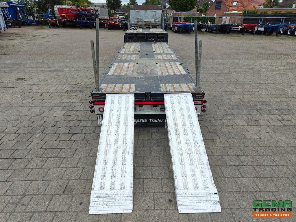HRD STTB3N Tieflader – Aluminium-Seitenwände – Rungen – Nachlaufachse – Liftachse – Rampen – ausziehbar – SAF-Achsen – Trommelbremse