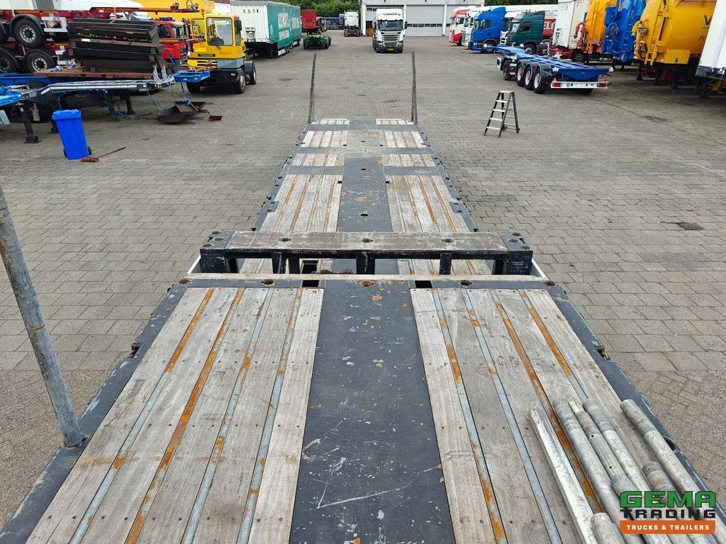 HRD STTB3N Tieflader – Aluminium-Seitenwände – Rungen – Nachlaufachse – Liftachse – Rampen – ausziehbar – SAF-Achsen – Trommelbremse