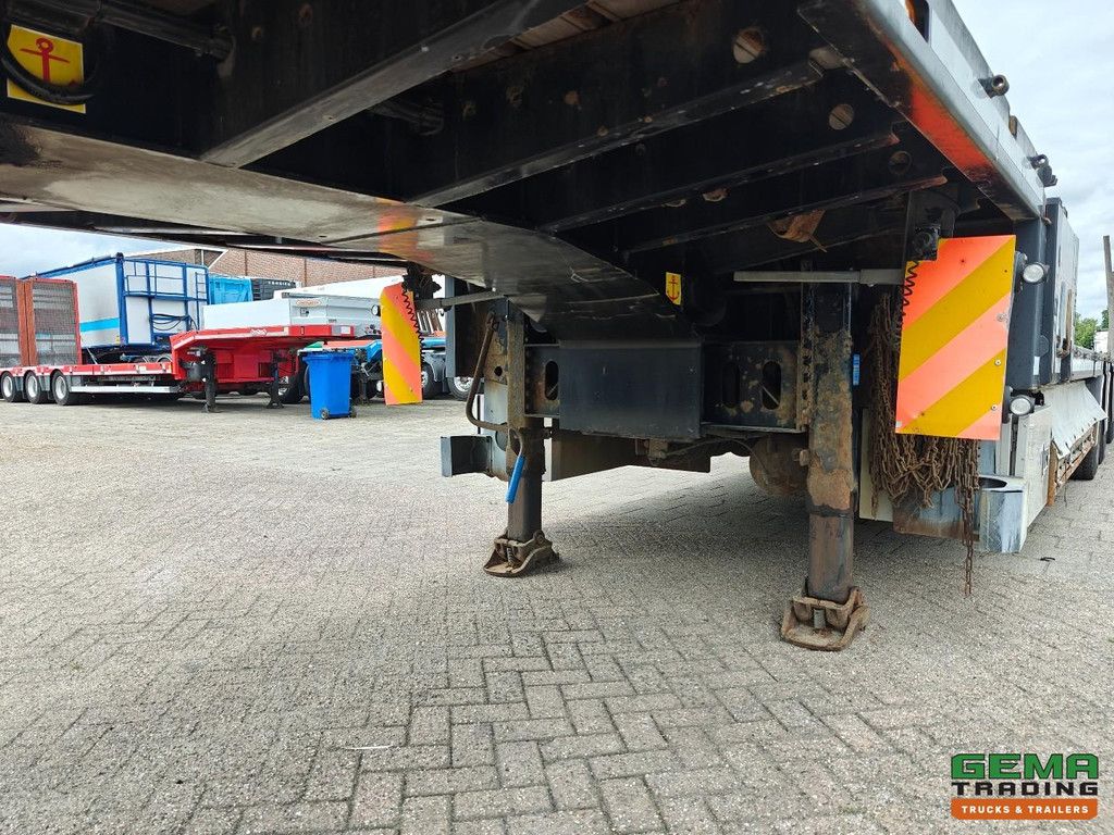 HRD STTB3N Tieflader – Aluminium-Seitenwände – Rungen – Nachlaufachse – Liftachse – Rampen – ausziehbar – SAF-Achsen – Trommelbremse