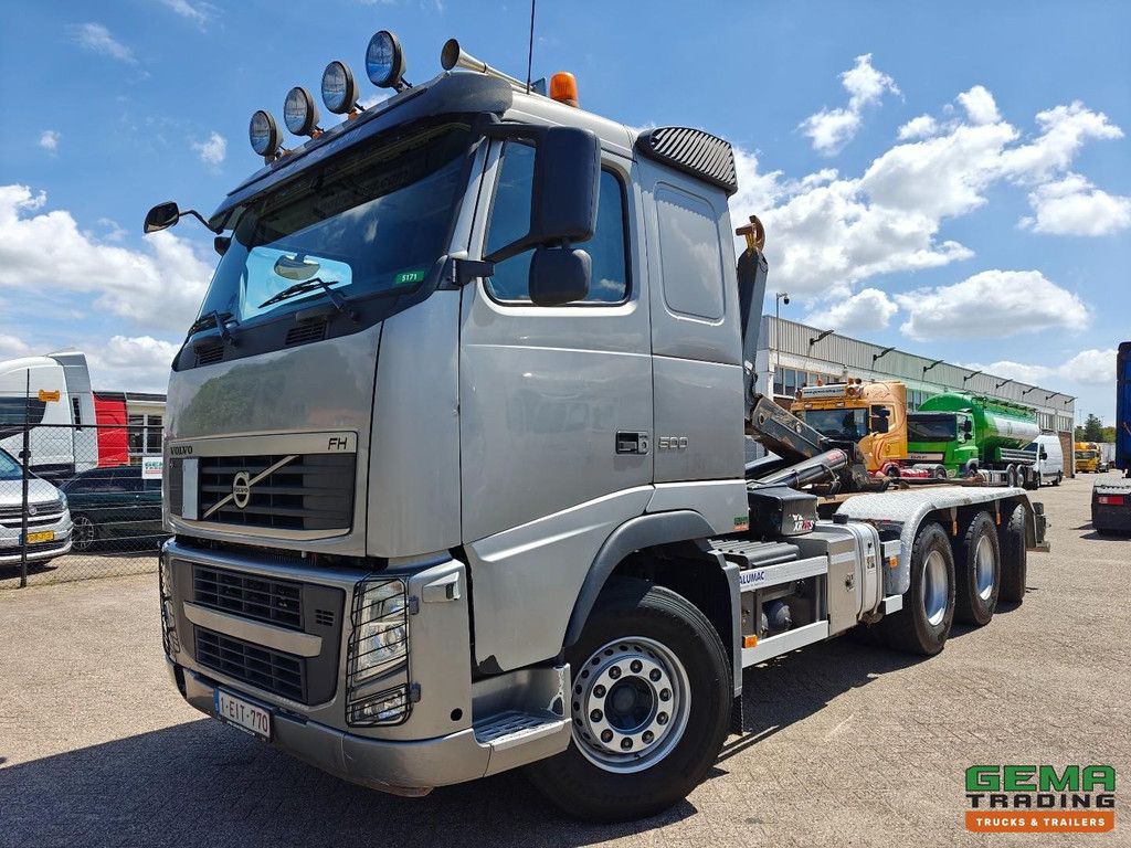 Volvo FH500 8x4/4 Schlafkabine Euro5 - Hiab 26T Hakenarmsystem - VangMuilKoppeling - Belgien LKW