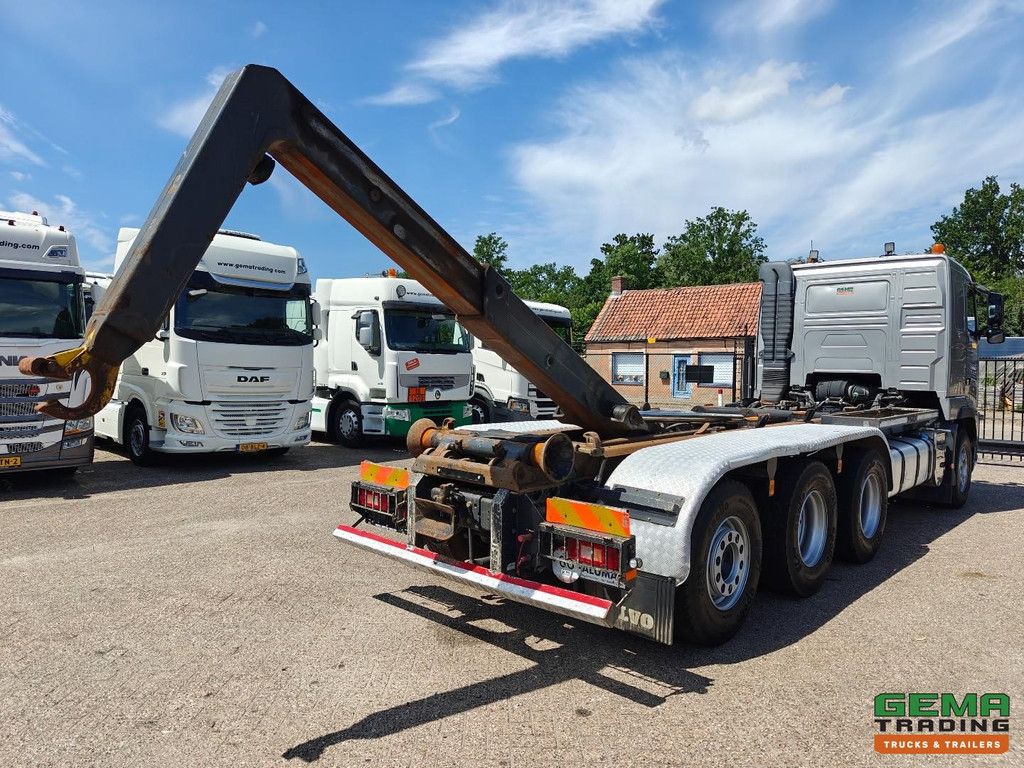 Volvo FH500 8x4/4 Schlafkabine Euro5 - Hiab 26T Hakenarmsystem - VangMuilKoppeling - Belgien LKW