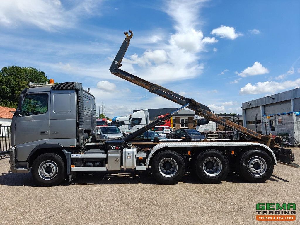 Volvo FH500 8x4/4 Schlafkabine Euro5 - Hiab 26T Hakenarmsystem - VangMuilKoppeling - Belgien LKW