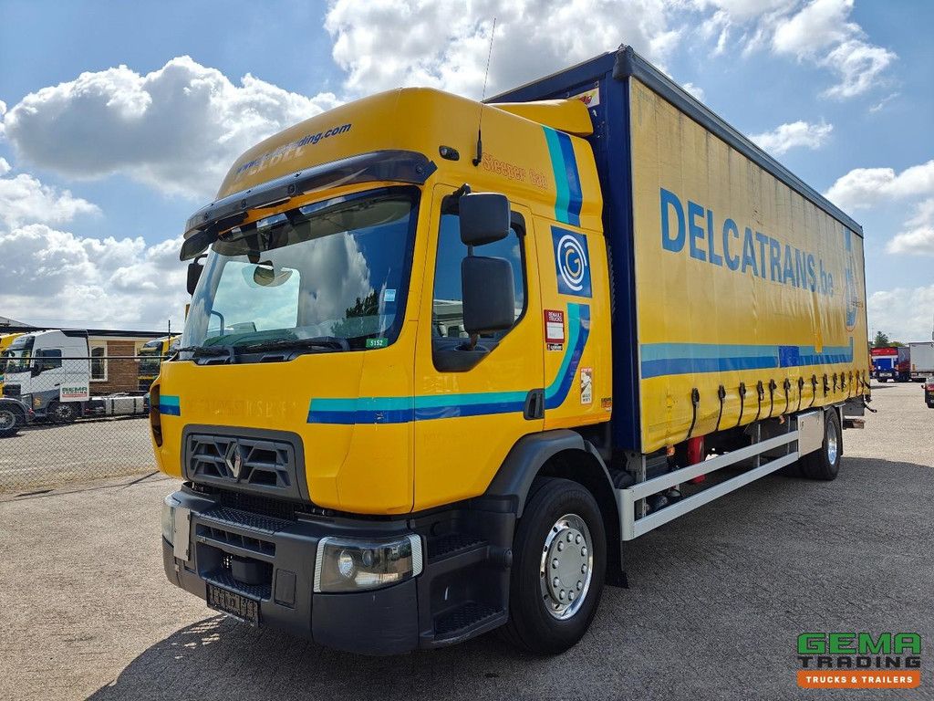 Renault D19 Wide 280 4x2 Sleeping Cabin Euro 6B - Sliding Canvas Storage Box 8.6m + DHollandia 2000KG - Sliding Roof - SmartTacho V2